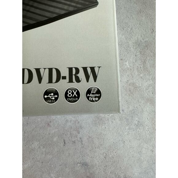 Asus SDRW-08D2S-UBGACI 8x External Dvd Writer Black Ext Slim Portable Diamond - Picture 5 of 5